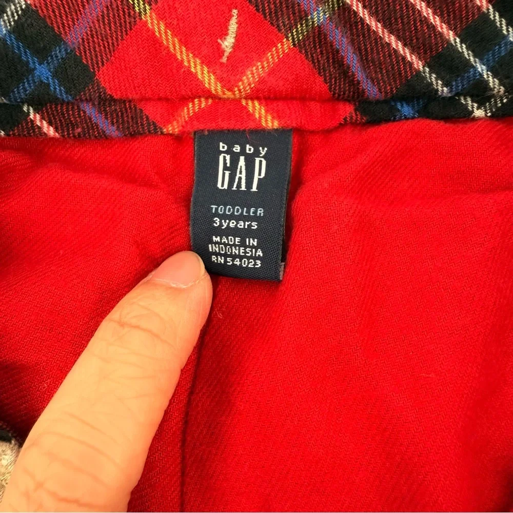 🚨SOLD🚨Baby GAP 100% Cotton Toddler Boy’s Fully-Lined Khaki Cargo Pants Size 3T - Picture 5 of 6